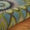 Homeroots 8 ft. Round Green Peacock Feather Area Rug 396248 - alternate 5